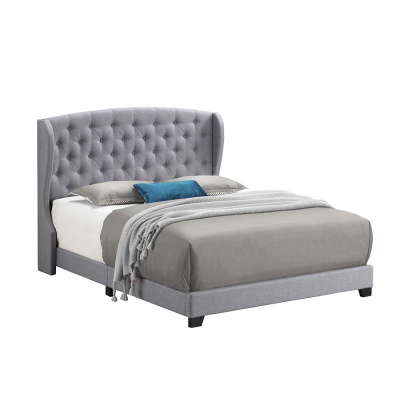 305971ke Coaster Furniture Krome Grey Eastern King Bed Grey