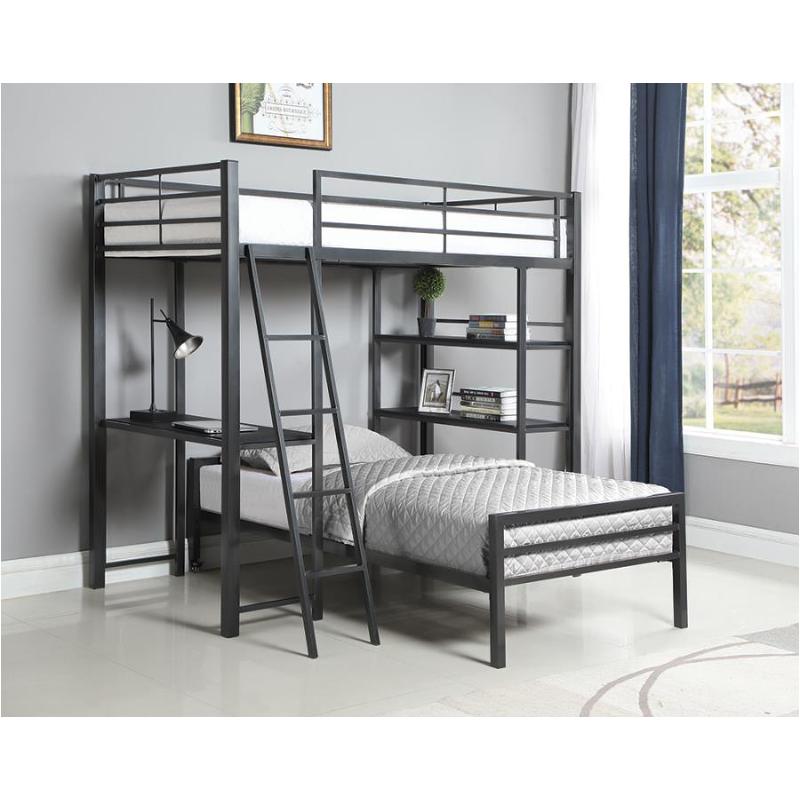 Coaster fine furniture loft deals bed with workstation