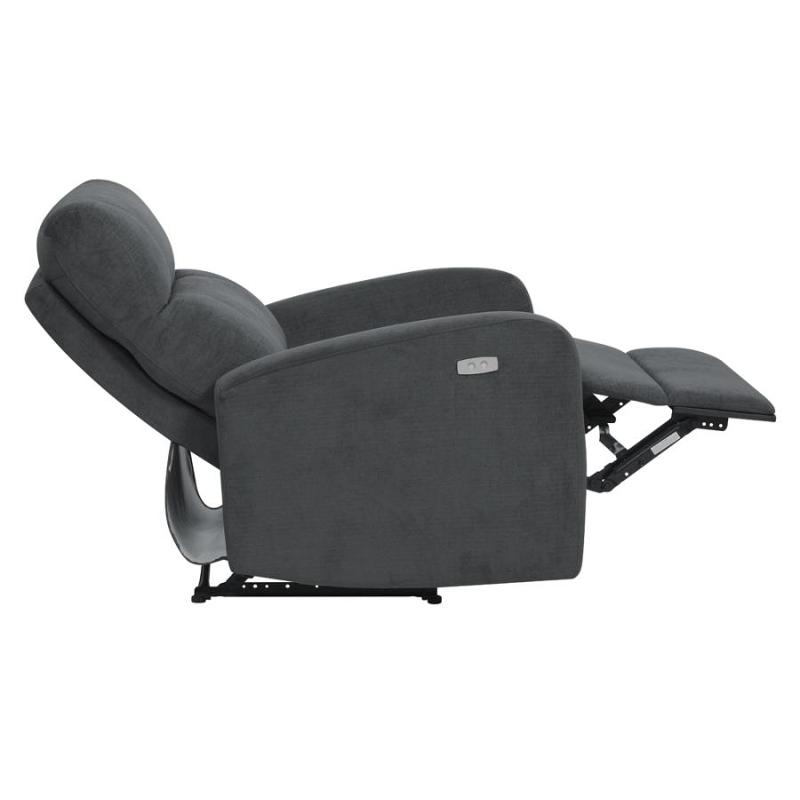 608940p Coaster Furniture Power Recliner - Grey