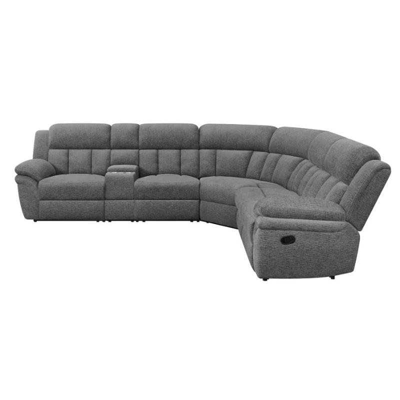 609540 Coaster Furniture 6 Pc Motion Sectional Charcoal