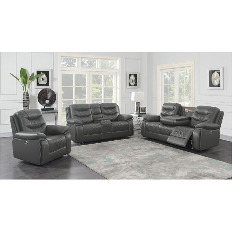 610206p Coaster Furniture Power Recliner - Charcoal