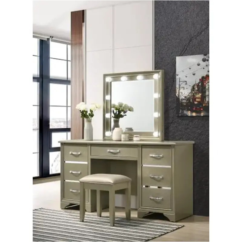205297b2 Coaster Furniture Vanity Mirror And Desk (champagne)