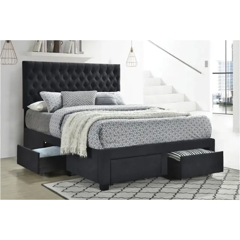 305877keb1 Coaster Furniture Soledad - Grey Bedroom Furniture Bed