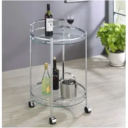181367 Coaster Furniture Chrissy Dining Room Furniture Cart