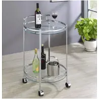 181367 Coaster Furniture Chrissy Dining Room Furniture Cart