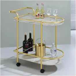 181377 Coaster Furniture Desiree Dining Room Furniture Cart