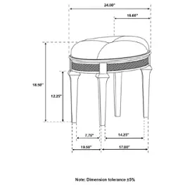 223398 Coaster Furniture Evangeline Dining Room Furniture Mirror