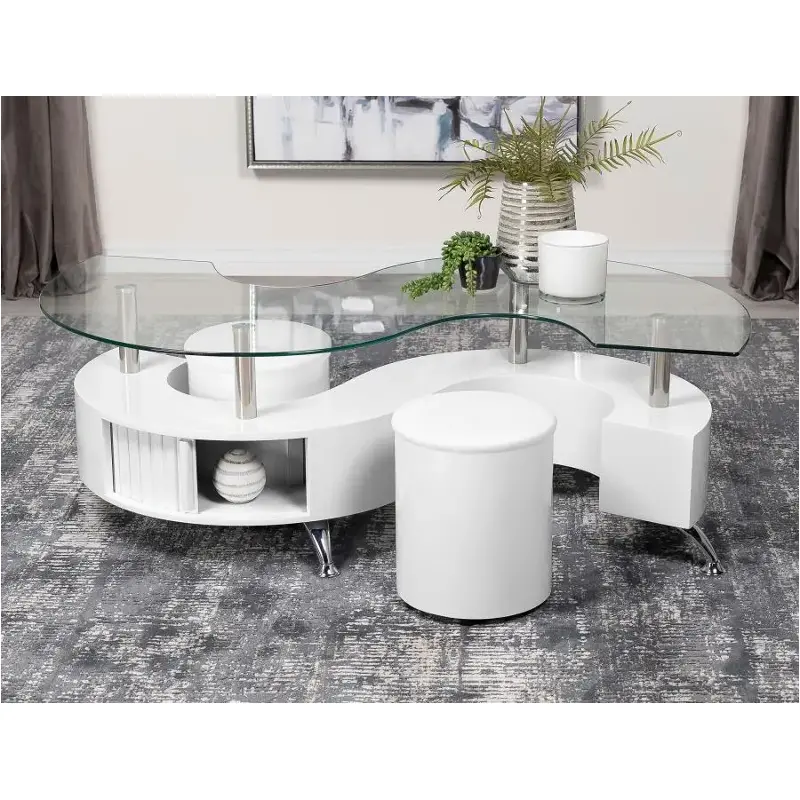 703400b1 Coaster Furniture Buckley Living Room Furniture Cocktail Table