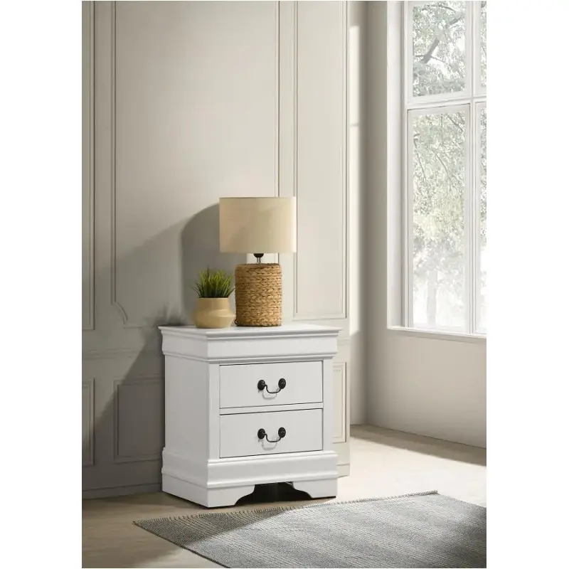 202442 Coaster Furniture Louis Philippe - White Bedroom Furniture Nightstand