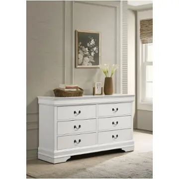202443 Coaster Furniture Louis Philippe - White Bedroom Furniture Dresser