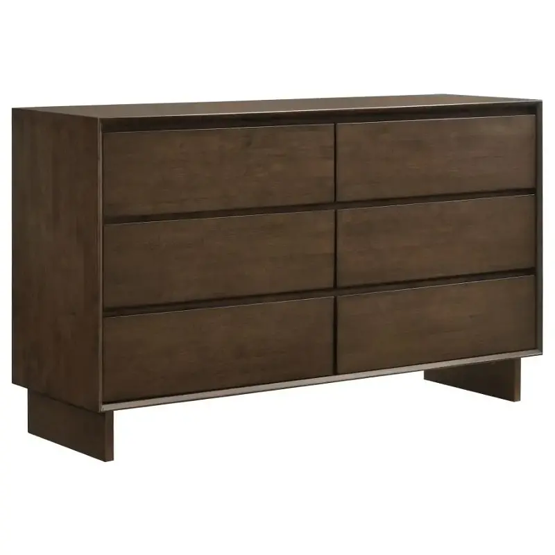 return gold international co. ltd dresser Glenwood - 6-Drawer Cabinet Bed dresser