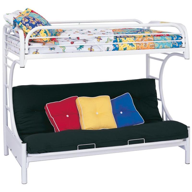 2253w Coaster Furniture Fordham White Bed, Coaster Bunk Bed Twin Over Full Instructions