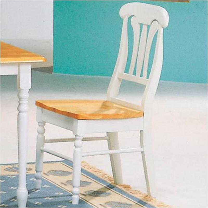 4222 Coaster Furniture Damen - White/natural Dining Room Furniture Dinette Chair