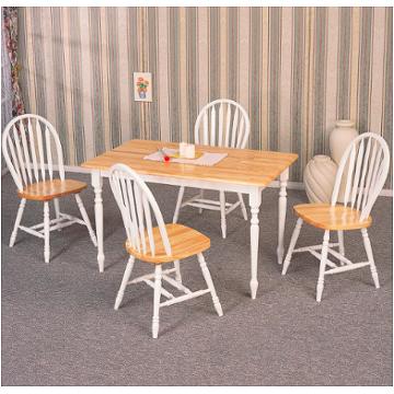 4147 Coaster Furniture Damen - White/natural Dining Room Furniture Dinette Table