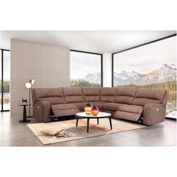 Penelope 5168 Mocha Sectional Manwah Limited Penelope Living Room Furniture
