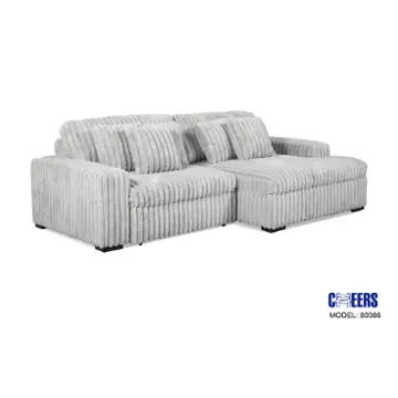 80386-206146-sectional Manwah Limited 80386 - 206146 Living Room Furniture