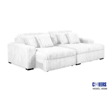 80386-206147-sectional Manwah Limited 80386 - 206147 Living Room Furniture