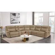 Power Reclining Sectional - Texas Marble