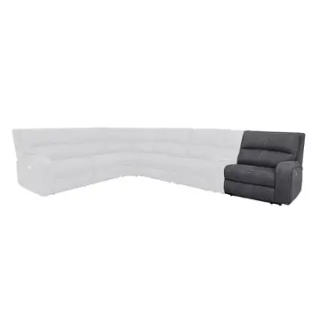 5168-ar1.5-1eh-375 Manwah Limited 5168 - Gray Living Room Furniture Sectional