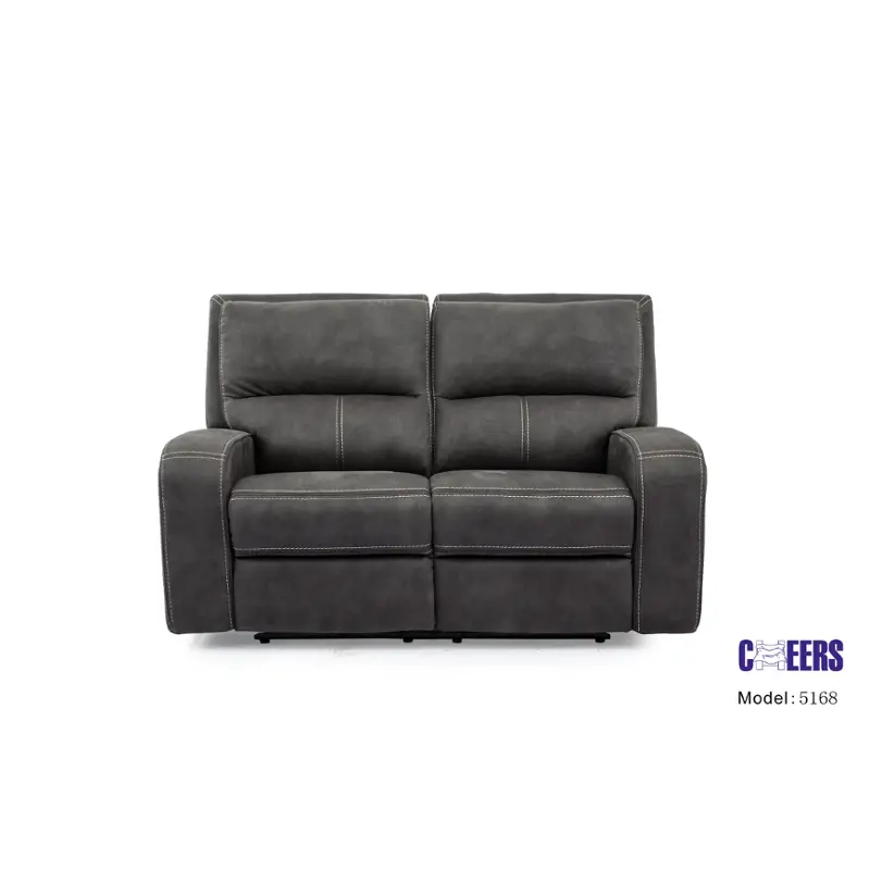 5168-l2-2eh-375 Manwah Limited Penelope - Gray Living Room Furniture Loveseat