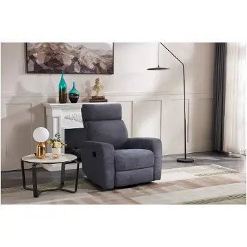 K70519m-l1-1s-1542105 Manwah Limited K70519m - Lucy Charcoal Living Room Furniture Recliner