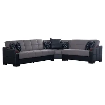 Uptown-26-916-3p-sectional Kilim Furniture Uptown - Gray Living Room Furniture