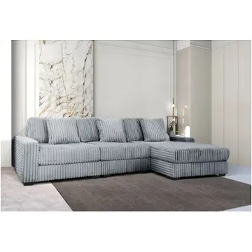 Atlas-grey-8144615-sectional Bella Furniture Atlas - Grey Living Room Furniture