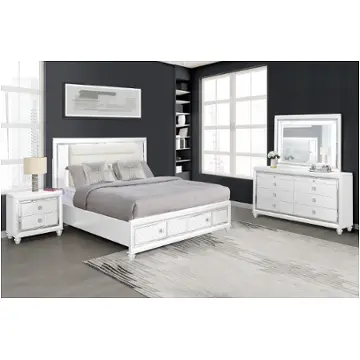 Carlyle-white-52685-bedroom Bella Furniture Carlyle - White Bedroom Furniture