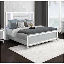 52648q-bed Bella Furniture Calipso - Silver Bedroom Furniture Bed