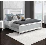 52648q-bed Bella Furniture Calipso - Silver Bedroom Furniture Bed