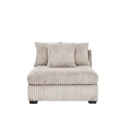 8144612-b Bella Furniture Atlas - Cream Living Room Furniture Sectional