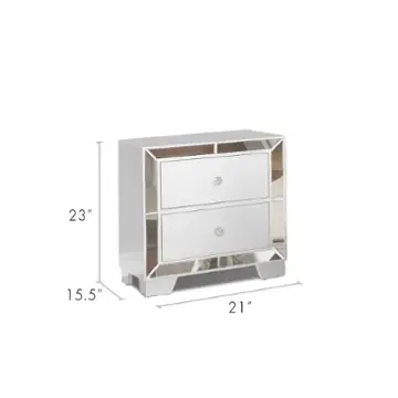 52636-ns Bella Furniture Nella - White Bedroom Furniture Nightstand