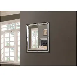 52431-mr Bella Furniture Nella - Black Bedroom Furniture Mirror
