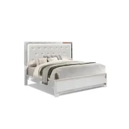 52636f Bella Furniture Nella - White Bedroom Furniture Bed