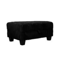8143601-ot Bella Furniture Vega - Black Living Room Furniture Sectional