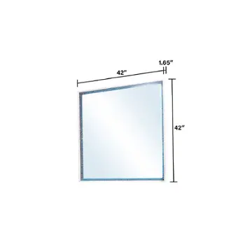 52720-mr Bella Furniture Pallas - White Bedroom Furniture Mirror