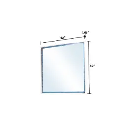 52720-mr Bella Furniture Pallas - White Bedroom Furniture Mirror