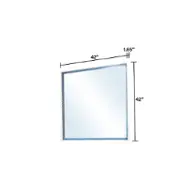 52720-mr Bella Furniture Pallas - White Bedroom Furniture Mirror