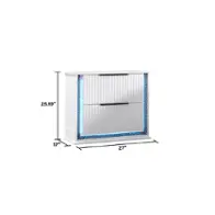 52720-ns Bella Furniture Pallas - White Bedroom Furniture Nightstand