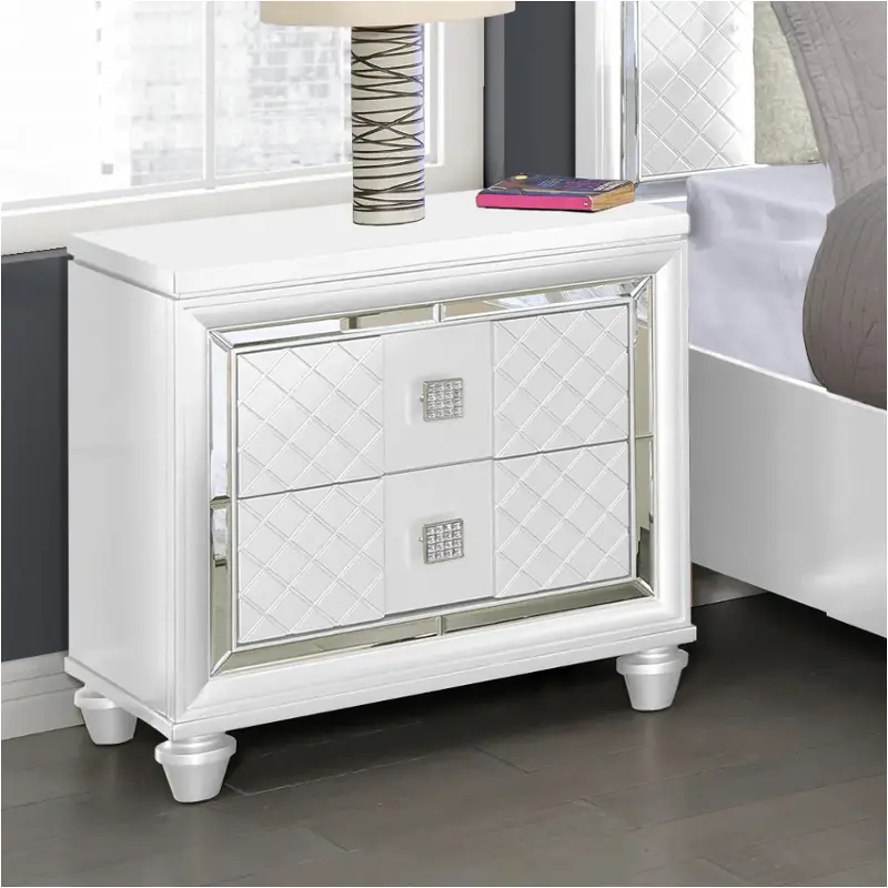 52685-ns Bella Furniture Carlyle - White Bedroom Furniture Nightstand