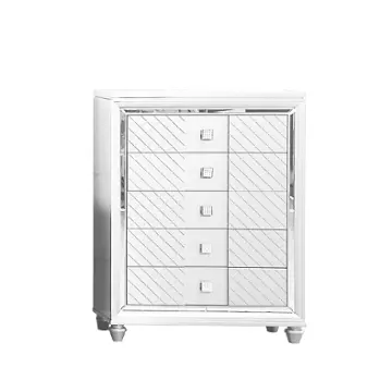 52685-ch Bella Furniture Carlyle - White Bedroom Furniture Chest