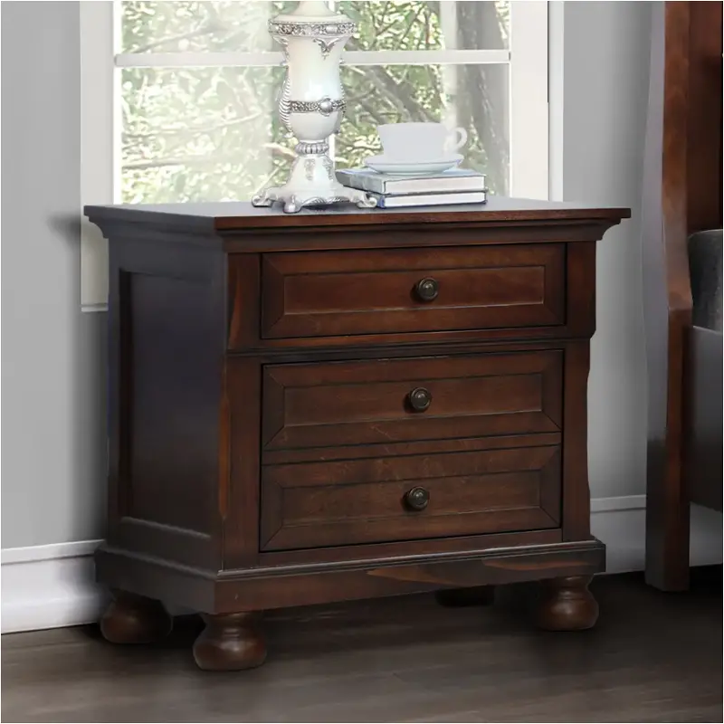 52738-ns Bella Furniture Verona - Cherry Bedroom Furniture Nightstand