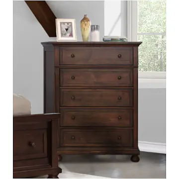 52738-ch Bella Furniture Verona - Cherry Bedroom Furniture Chest