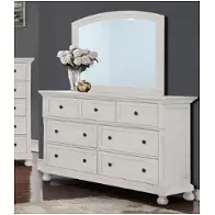 52739-dr Bella Furniture Verona - White Bedroom Furniture Dresser