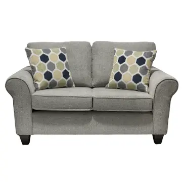 1808-gr-lv Minhas Furniture 1808 - Surge Ash Living Room Furniture Loveseat