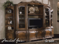 Tv Console/bridge/left And Right Audio Cabinet