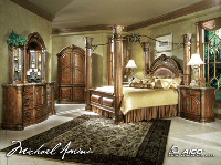 Bed / Canopy / Nightstand / Dresser / Mirror