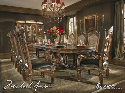 Villa Valencia Dining Set Aico Furniture Villa Valencia Dining Room Furniture