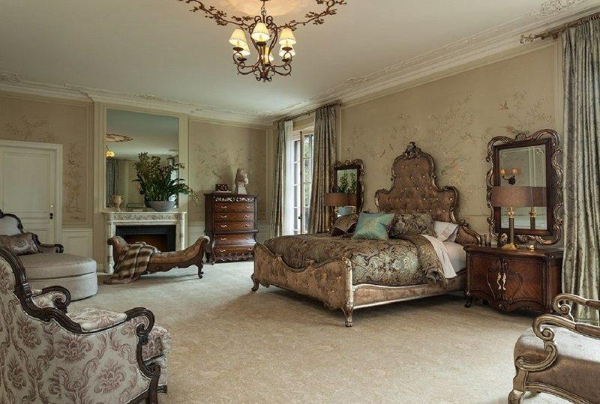 Platine De Royale - Light Espresso Bedroom Set Aico Furniture