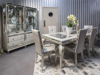 Hollywood Loft Dining Set Aico Furniture Hollywood Loft-frost Dining Room Furniture
